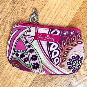 Vera Bradley zip coin purse ID pouch